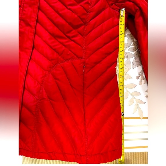 Woman’s Kenneth cole reaction Down Jacket/ Coat  Size XL Red - Picture 8 of 11